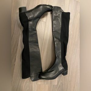 New Stuart Weitzman Reserve Over the Knee Leather Boots US8